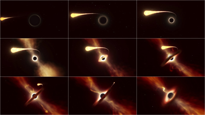 Rare 'Death by Spaghettification' captured